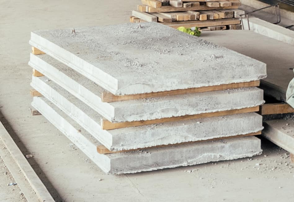 Precast concrete slabs